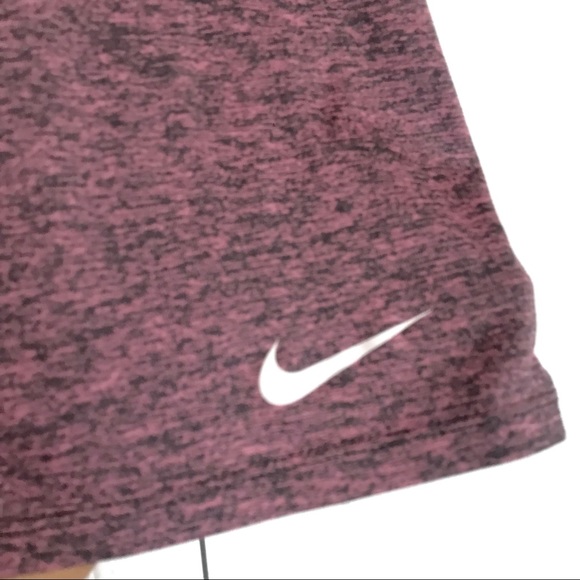 Plum Nike Dri-Fit Short Sleeves Shirt - Picture 2 of 4